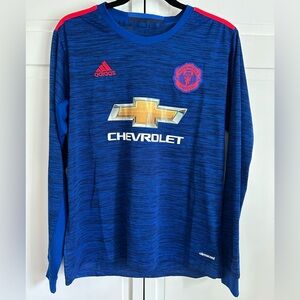 Manchester United Pogba long sleeve soccer jersey